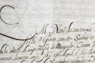Document d'institution du majorat et chapelle de Dom Alvaro da Costa da Silva, 1603 (Archives privées de Pedro Villa Franca, Lisbonne) 