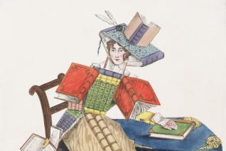 The Circulating Library, réalisée par Georges Spratt et imprimée à Londres chez G. E. Madeley 