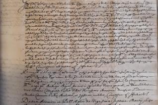 Lettre de commission délivrée par la daterie d'Avignon, 27 mars 1640. Arch. dép. Vaucluse, A 62, tome 19 (livre 21), fol. 48r°.