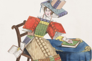 Image décorative : "The Circulating Library", réalisée par Georges Spratt et imprimée à Londres chez G. E. Madeley