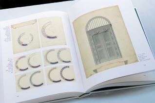 Pages intérieures de l'ouvrage "Henri Labrouste & la construction de la bibliothèque Sainte-Geneviève"