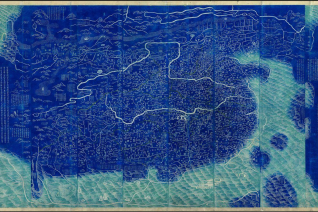 Image décorative : carte complète de l’organisation terrestre de la Grande Qing éternellement unie (Da Qing wannian yitong dili quantu 大清萬年一統 地理全圖) Dynastie Qing - Vers 1810 - BnF, département des Cartes et plans, GE A-1096 (RES)