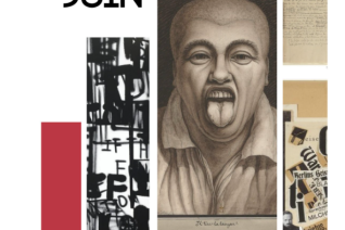 Image décorative : affiche de la journée « La langue comme source ». Source gallica.bnf.fr