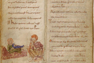 Image décorative : tropaire de l’église d’Autun, manuscrit - XIe siècle - BnF, Bibliothèque de l’Arsenal, Ms 1169 réserve
