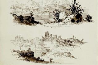 Image décorative : Eugène Viollet-le-Duc (1814-1879) et Victor Ruprich-Robert (1820-1887), "Souvenirs de la Commission des arts et édifices religieux, 1849-1871 et du Comité des inspecteurs généraux des édifices diocésains, 1853-1871" © INHA, collections Jacques Doucet, Ms 472, f. 25