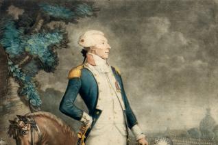 Image décorative : Philibert Louis Debucourt (graveur), Portrait de La Fayette en uniforme de commandant de la Garde nationale (1790). Fondation de Chambrun-Lafayette, FC 15.3.42