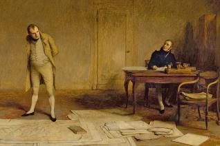 Image décorative : Napoléon dictant au comte Las Cases le récit de ses campagnes, par William Quiller Orchadson © Lady Lever Museum of Liverpool, Grande-Bretagne