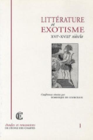 Couverture de « Littérature et exotisme, (xvie-xviiie siècle) » © Énc
