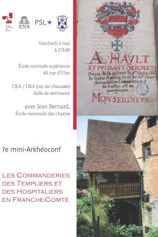 Les commanderies des Templiers et Hospitaliers en Franche-Comté