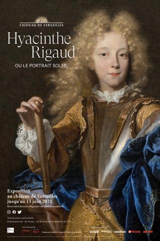 Affiche de l’exposition « Hyacinthe Rigaud ou le portrait Soleil »