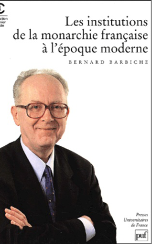 Couverture de l'ouvrage Les Institutions de la monarchie française à l'époque moderne