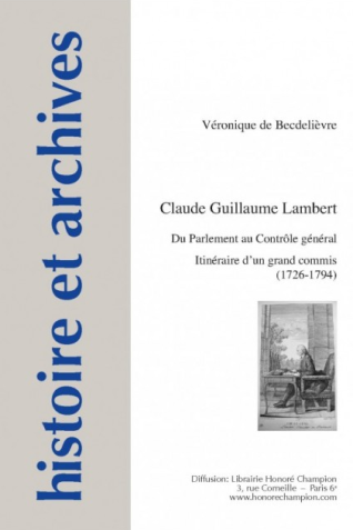 Couverture de l'ouvrage Claude Guillaume Lambert