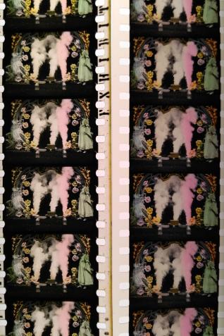 Magie modern (Segundo de Chomón, Pathé Frères, 1908), pellicule nitrate et pellicule polyester (version restaurée), archives du Museo Nazionale del Cinema, Turin