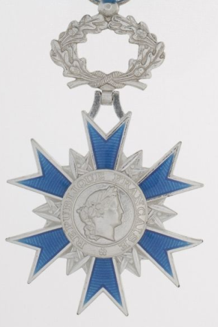 Insigne de l'ordre national du Mérite Avers