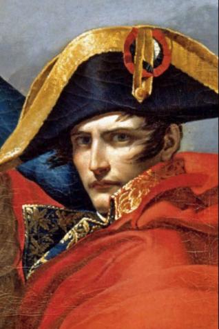 Jacques-Louis David, Bonaparte, Premier consul, franchissant le Grand-Saint-Bernard, le 20 mai 1800 (détail), 1802, Versailles, musée national des châteaux de Versailles et de Trianon 