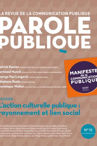 Couvertue de Parole publique (décembre 2015)