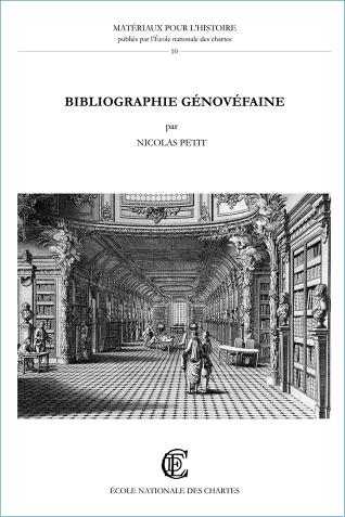 Image décorative : couverture de l'ouvrage "Bibliographie génovéfaine"
