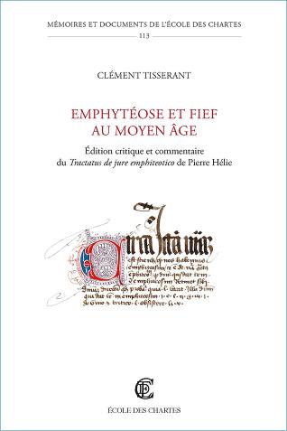 Image décorative : couverture de l’ouvrage "Emphytéose et fief au Moyen Âge"