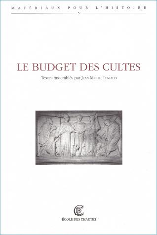 Image décorative : couverture de « Le budget des cultes »