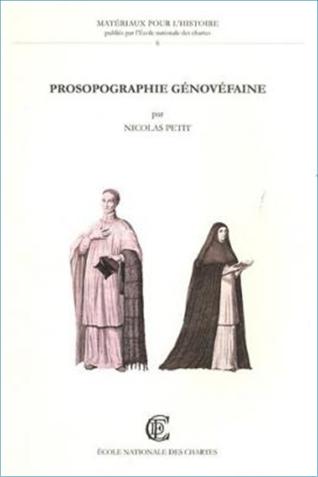 Image décorative : couverture de « Prosopographie génovéfaine »