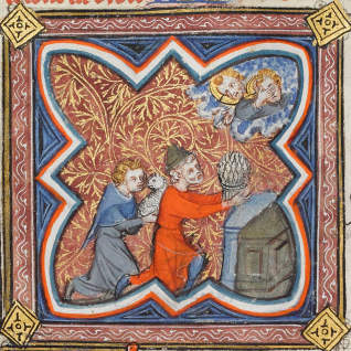 <em>Bible historiale complétée Moyenne</em>, enluminure du maître du Bréviaire de Senlis