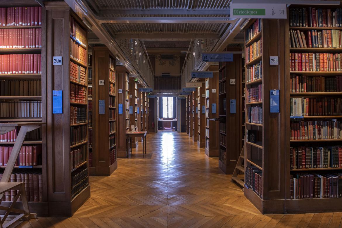 Magasins de la bibliothèque, au 12, rue des Petits-Champs © ENC - cl. Didier Plowy