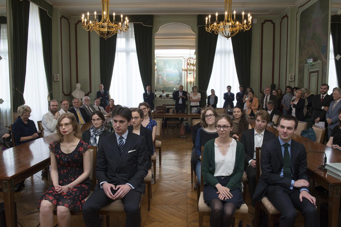 Cérémonie de remise des diplômes 2018 d'archiviste paléographe