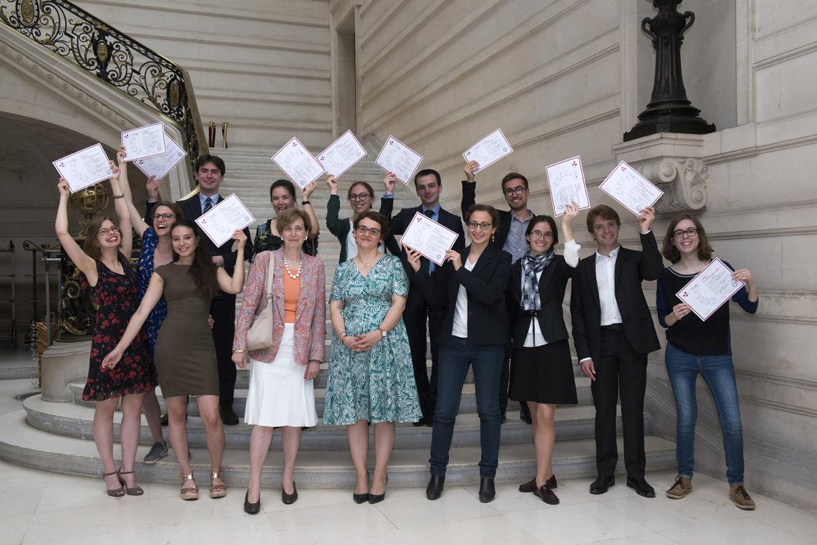 À la Sorbonne, cérémonie de remise des diplômes 2018 d'archiviste paléographe