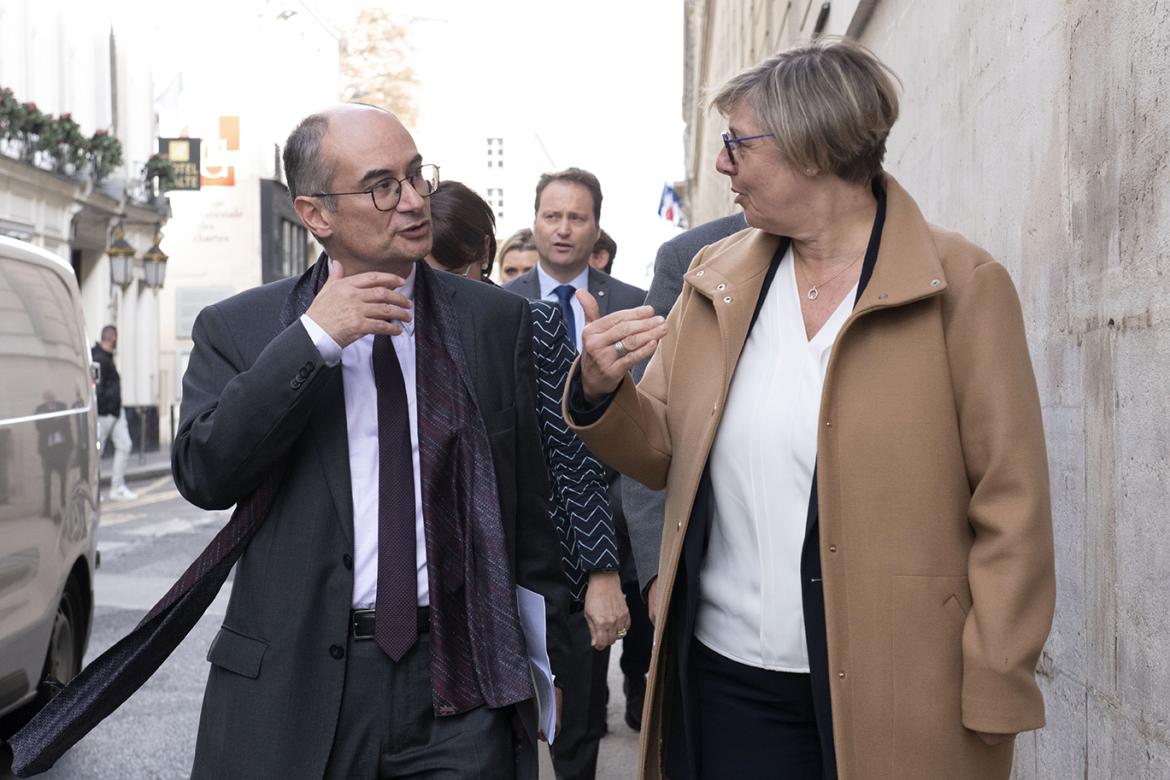 Patrick Arabeyre et Sylvie Retailleau abordent la politique scientifique de l’École