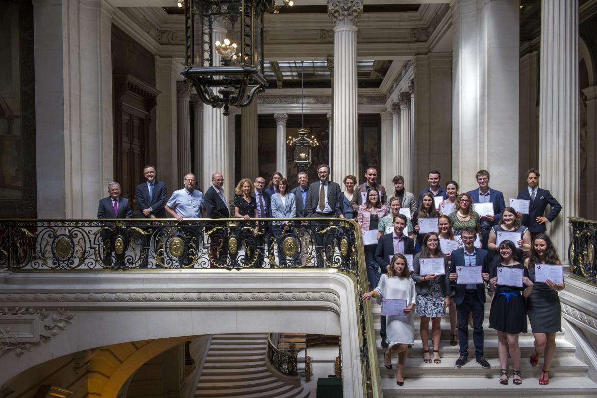 Cérémonie de remise des diplômes 2017 d'archiviste paléographe © Énc – cl. Didier Plowy