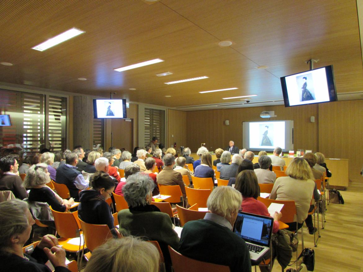 Vue de la salle Delisle pendant une conférence