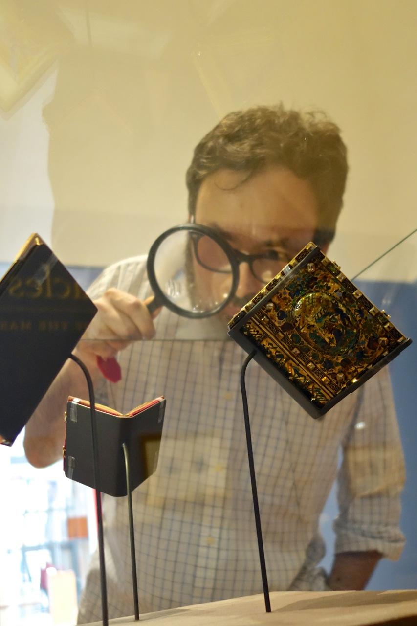 Visite de l’exposition « Miracles in Miniature », Morgan Museum & Library de New York, 2014 © Droits réservés