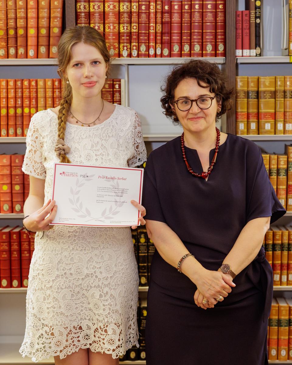 Image décorative : Éléonore Quirouard-Frileuse, lauréate du prix Lasalle-Serbat 2025 © ENC - PSL, cl. Frédéric Albert
