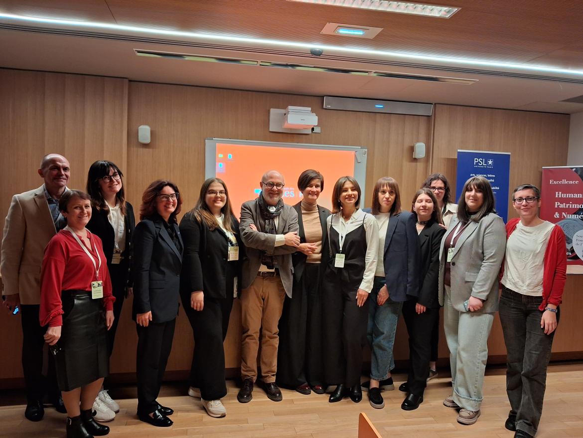 Image décorative : délégation de l’École et de Suspilne (Agence en charge de l’audiovisuel public ukrainien) © Stéphanie Louis