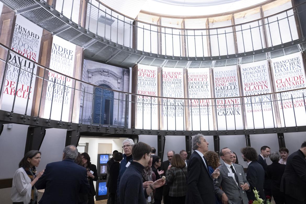 Image décorative : soirée des mécènes à la bibliothèque de l’École nationale des chartes - PSL le 4 décembre 2025 © Fondation de l’École nationale des chartes - PSL – cl. Didier Plowy