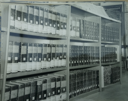 Image décorative : magasin, archives de Dakar, mai 1958 © DR