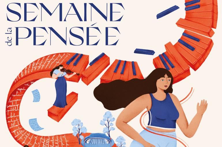 Affiche de la Semaine de la pensée 2024