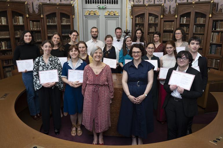 Promotion 2024 du diplôme d'archiviste paléographe