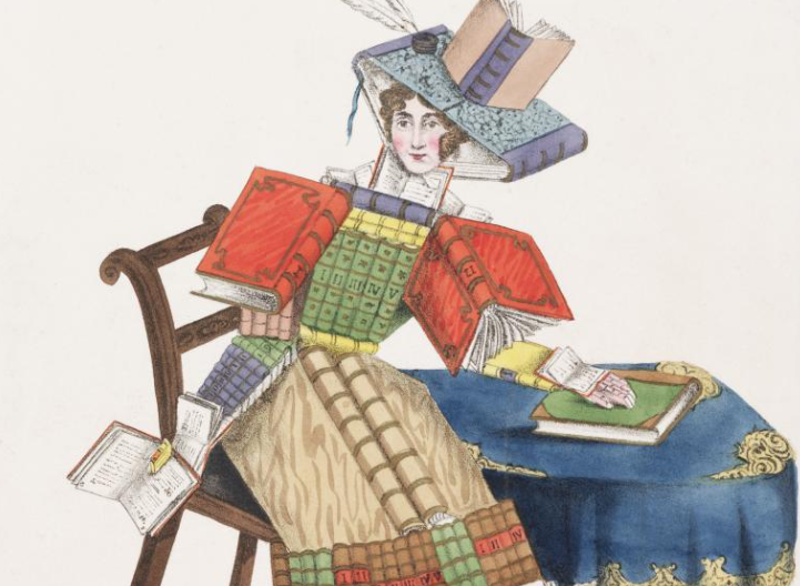 Image décorative : "The Circulating Library", réalisée par Georges Spratt et imprimée à Londres chez G. E. Madeley