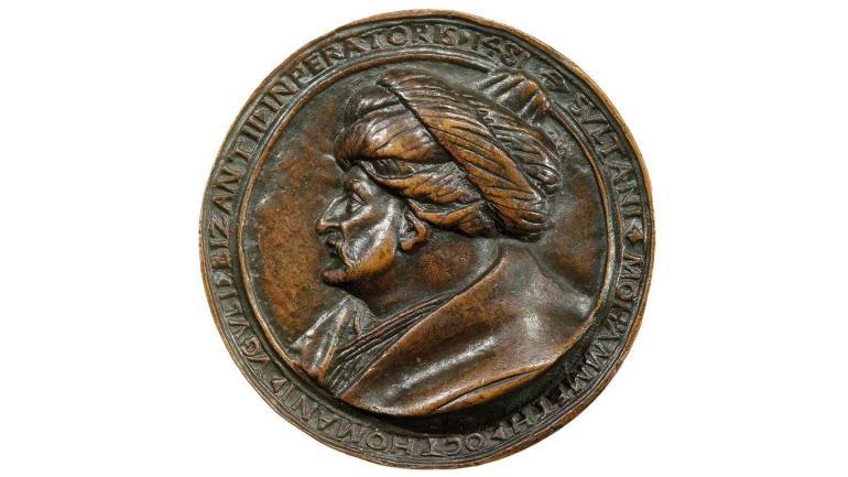 Image décorative : Costanzo da Ferrara (1450?-1524?), Médaille de Mehmet II, Bronze - 1481 - BnF, département des Monnaies, médailles et antiques