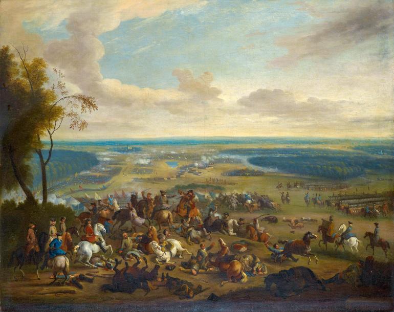 Image décorative : la bataille de Malplaquet, 1709, d’après Jan van Huchtenburg © Royal Collection (UK)