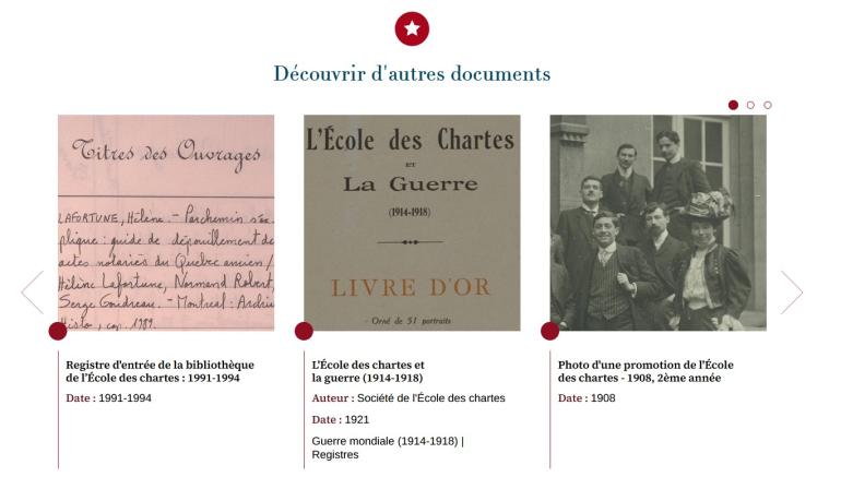 Image décorative : Capture d’écran extraite de la nouvelle bibliothèque numérique