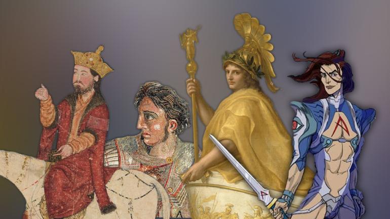 Image décorative : Alexandre le Grand représenté à différentes époques